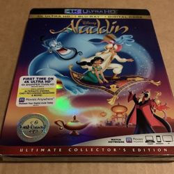 4k bluray disney aladdin blu ray brand new 