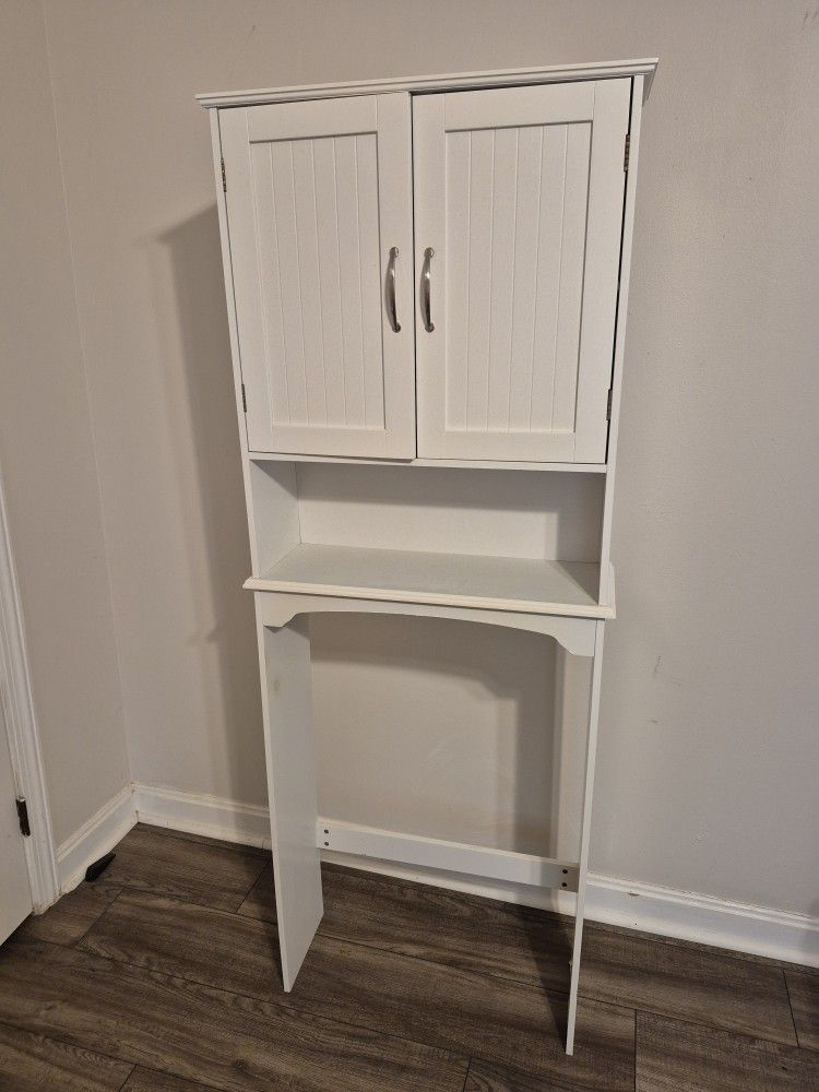 White Cabinet With Shelves