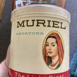 Old Tobacco Tin With Lid