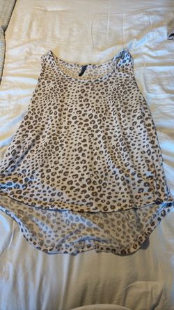 Leopard Print Sleeveless Tank Top
