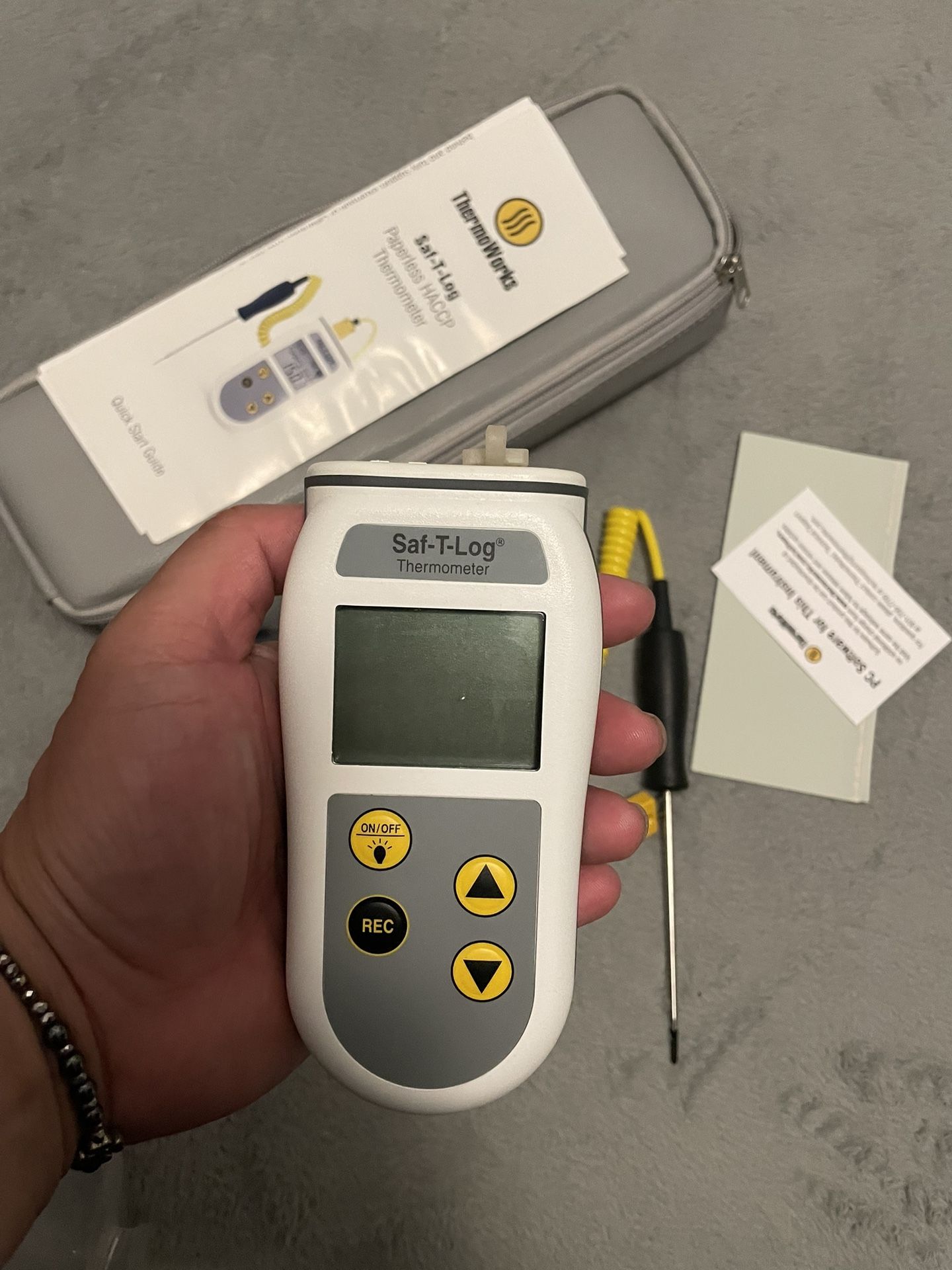 Thermoworks Safe-T-Log HACCP Temperature Logger w/ K-Probe