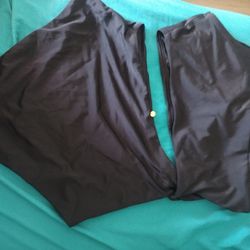 Black 1 piece bathing suit