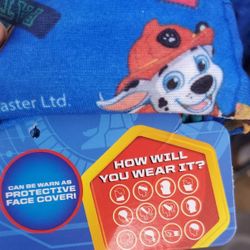 Paw Patrol Neck, Face Mask For Kids