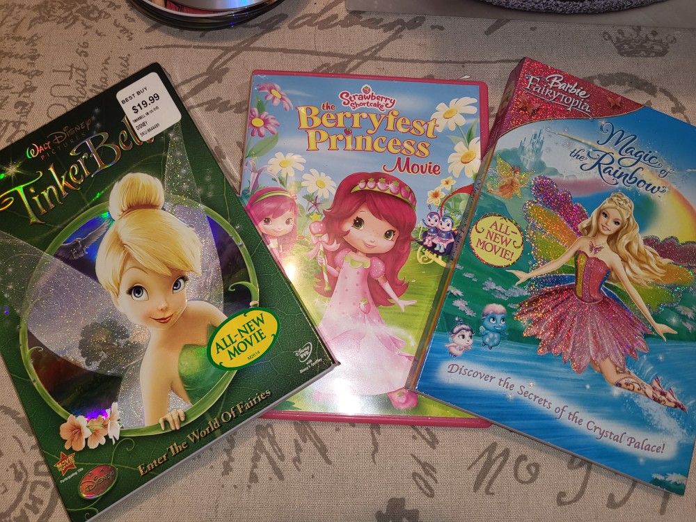 Disney's Tinker Bell DVD Lot