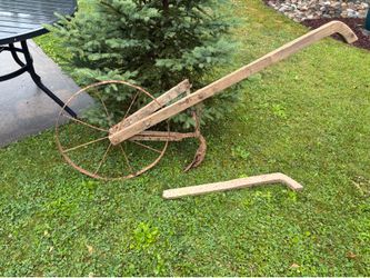 Antique garden plow