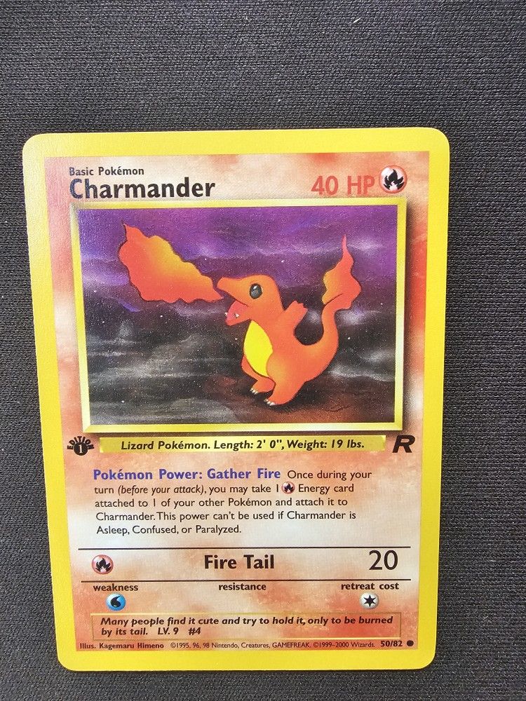 Charmander Team Rocket 1st Edition