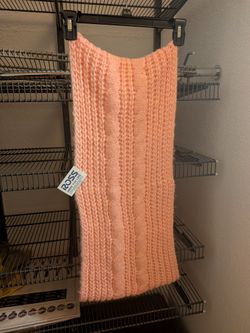 Soft cable knit muffler / neck scarf