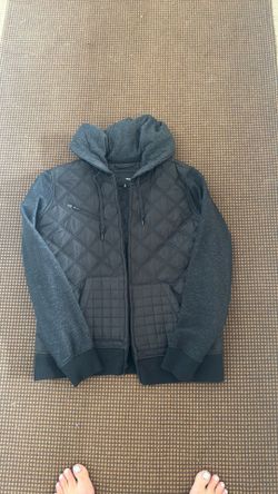 Women’s Large Hurley grey/blk hoodie