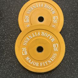 35 Lb Pair Bumper Plates