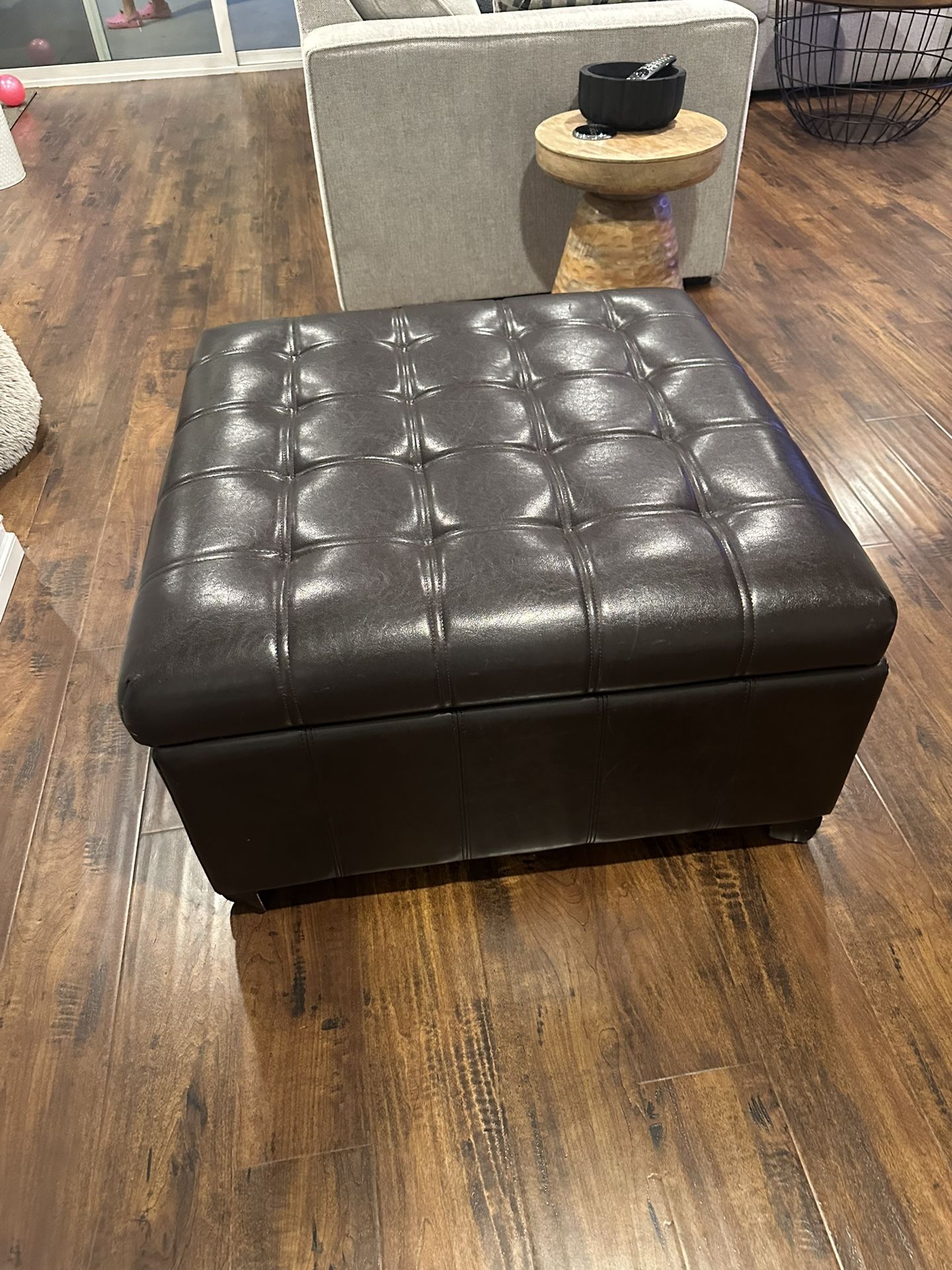 Brown Ottoman