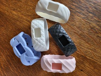 ⌚ 5 Silicone Replacement Bands for Fitbit Fitness Tracker – Assorted Colors & Styles