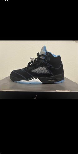 Air Jordan 5 Black University Blue