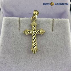 14k Gold Cross