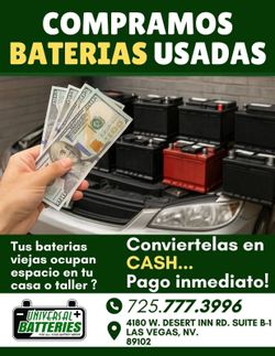 We Buy Used Batteries