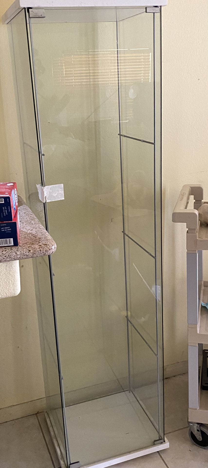 Ikea glass-door cabinet