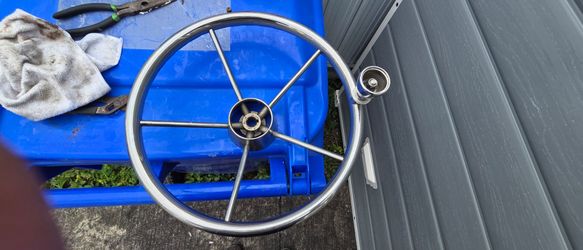 Stainless steering wheel