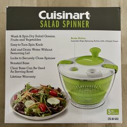NEW Cuisinart Salad Spinner 5 Quart