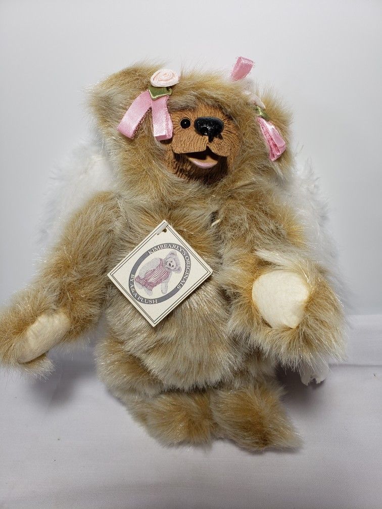 Kimberly's Originals Teddy bear with tags. Teddy bear is hand made by Teddy Artist Kimberly Hunt . 
