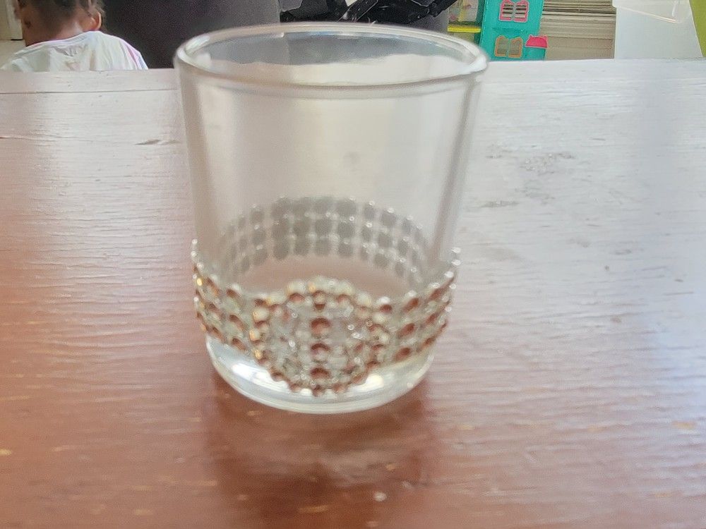 🕯Candle Holders —  Clear Rhinestone Wrap