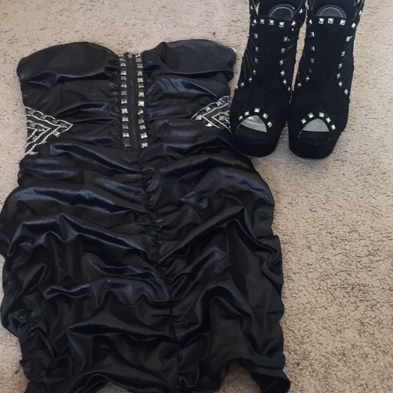 Dress and shoes