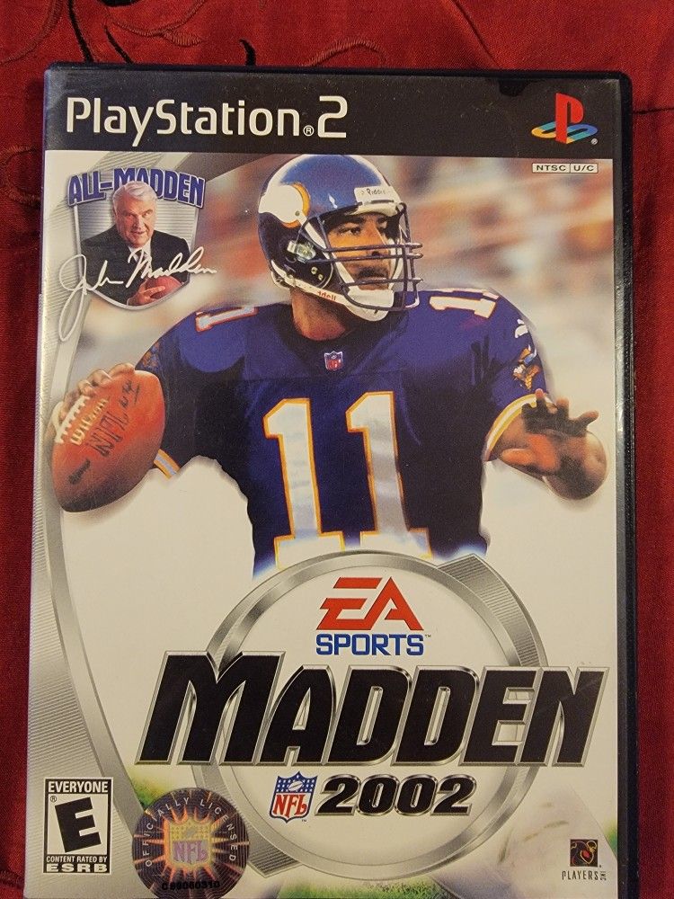 Playstation 2/Madden 2002/EA Sports Game