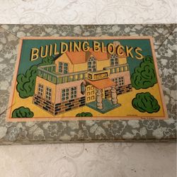 Vintage Building Block Set Made In Japan Still Sealed