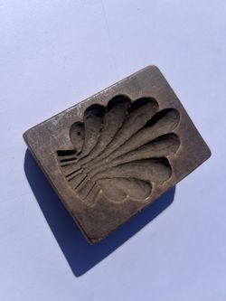 18th Century German Cookie Mold (scallop Shell)