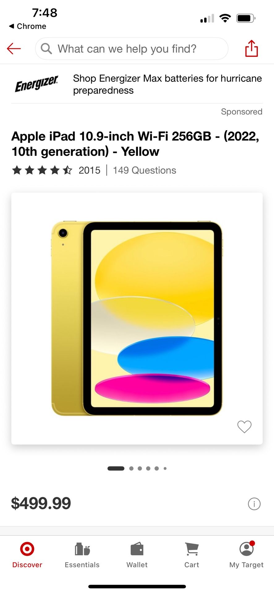 iPad 10(2022)