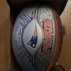 Patriots Super Bowl LI Champions SILVER Game Ball