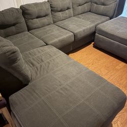 Used Sectional & Ottoman
