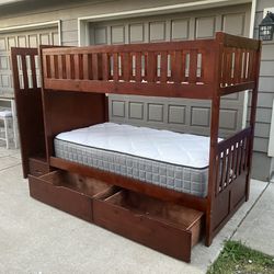 Bunkbed With Storage And Stairs 