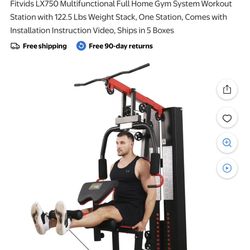 🔥 Brand New LX750 Home Gym – Save $75+ vs Walmart! Never Opened Box!