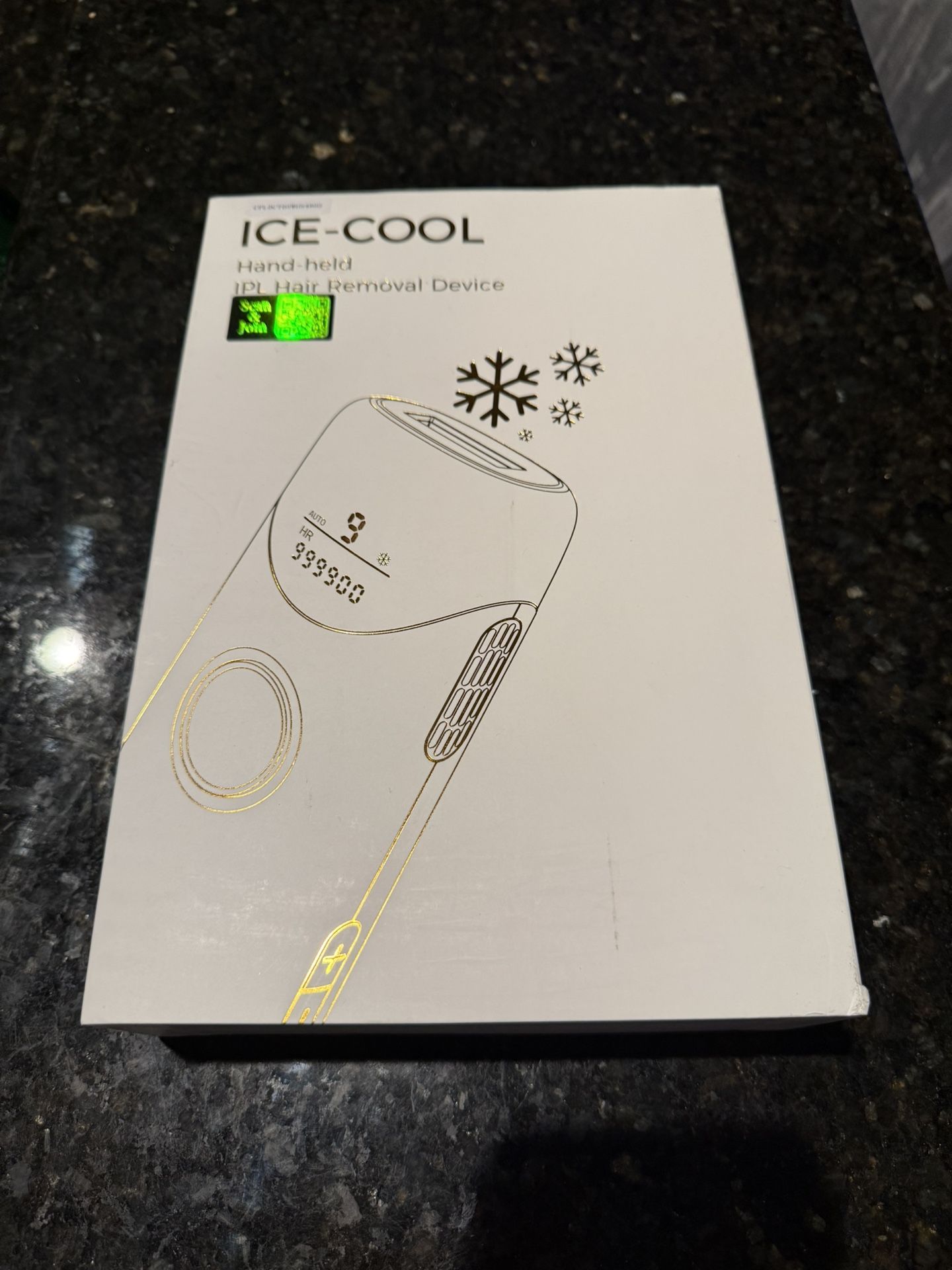 Ubroo Laser Hair And Acne Removal IPL Hand Held Gold