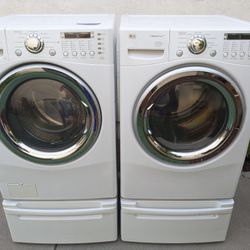 Nice LG Washer And Gas Dryer set. Could DELIVER