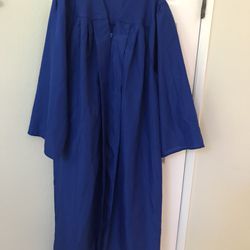 Jostens Royal Blue Graduation Gown Only, 6’1” - 6’3”
