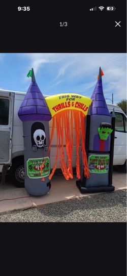 Halloween Inflatable Archway Castle Gate