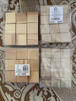 Wood Craft Cubes