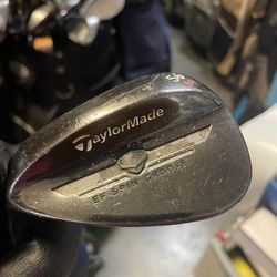 Taylormade EF Spin Groove 56 Deg Wedge In Left Handed  Steel shaft kbs wedge