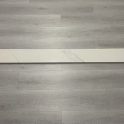 62inch x 6inch Shower Curb Top Marble