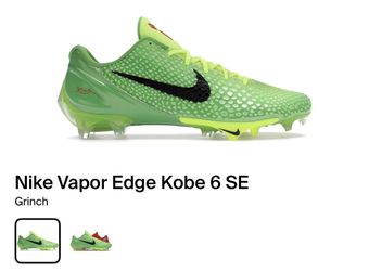 Nike Vapor Edge Kobe 6 SE Cleats Grinch