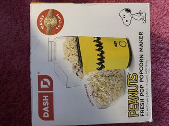 New Dash Peanuts Popcorn Machine 