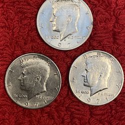 1971 Half Dollar Coins  ( More Coins Posted Taking Offers )