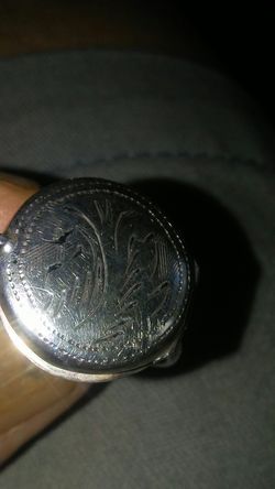 Sterling silver ring. Locket