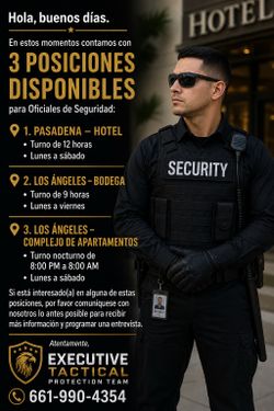 Security guard employment
