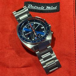 Detroit Mint Speedy Chronograph VK61 Men’s Watch Seiko Pogue Homage Trade