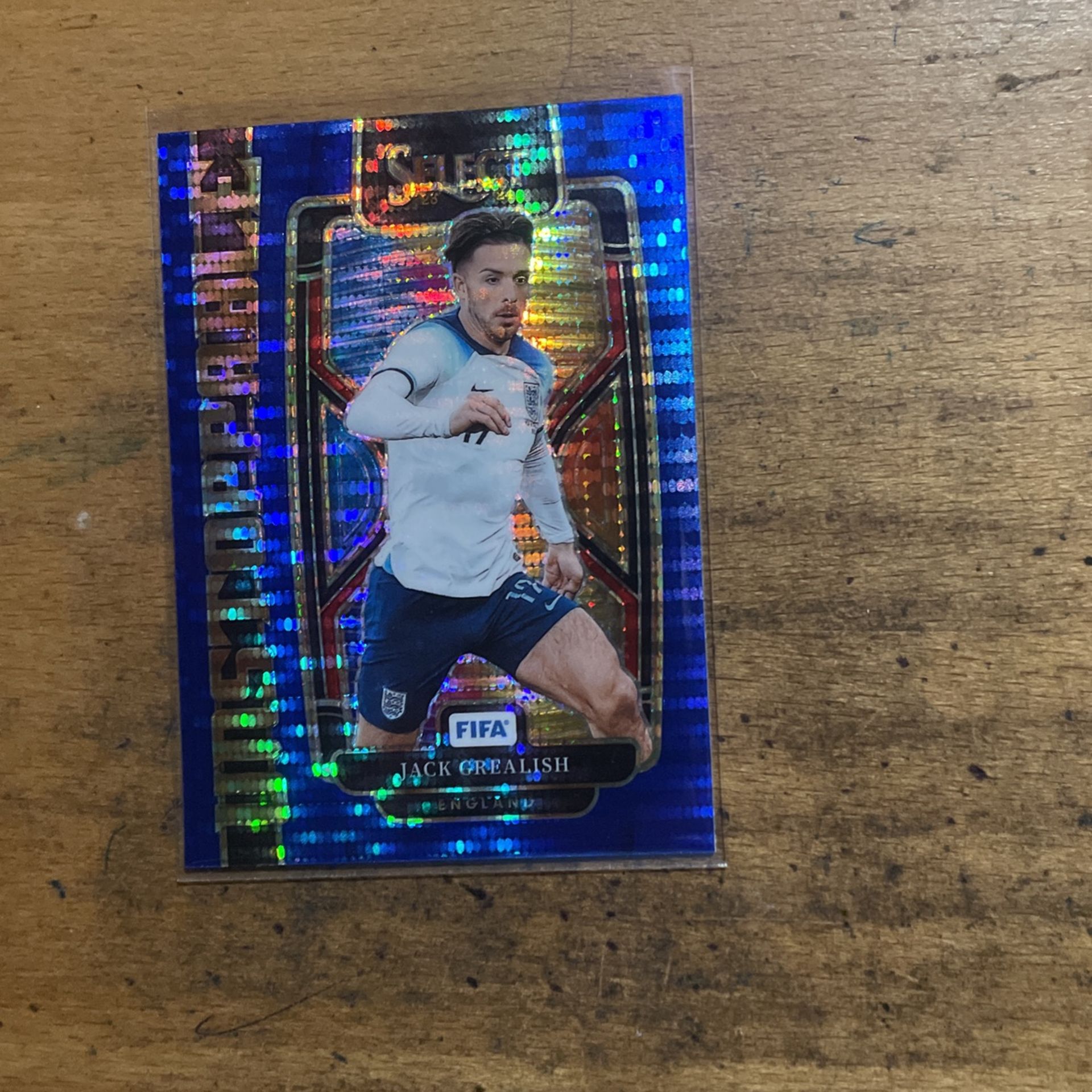 2024 SELECT JACK GREALISH BLUE PRIZM UNSTOPPABLE CARD