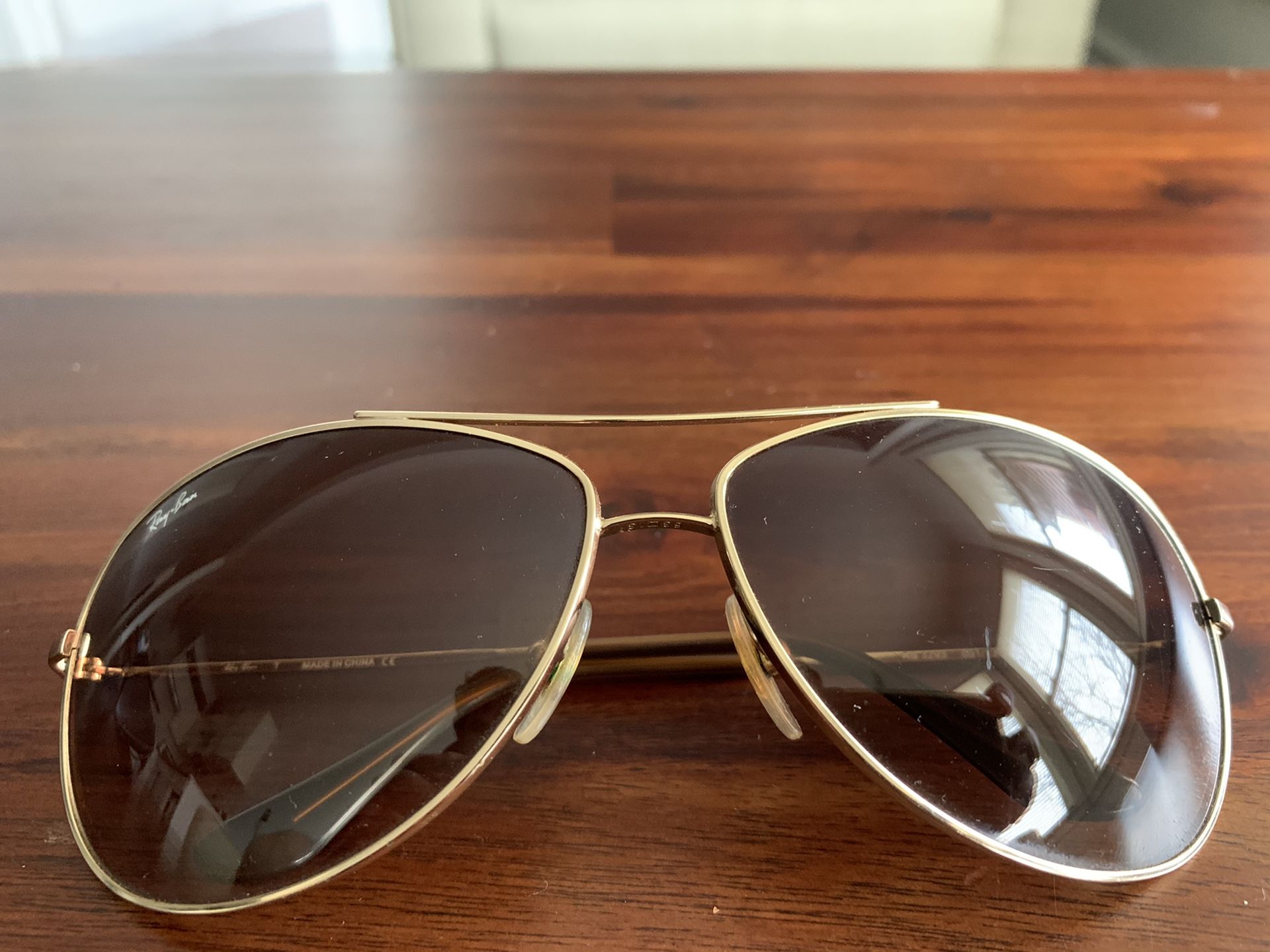 Ray Ban aviator sunglasses polarized