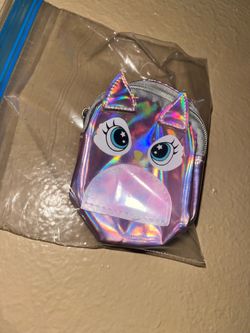 Holographic Unicorn Mini Coin Purse