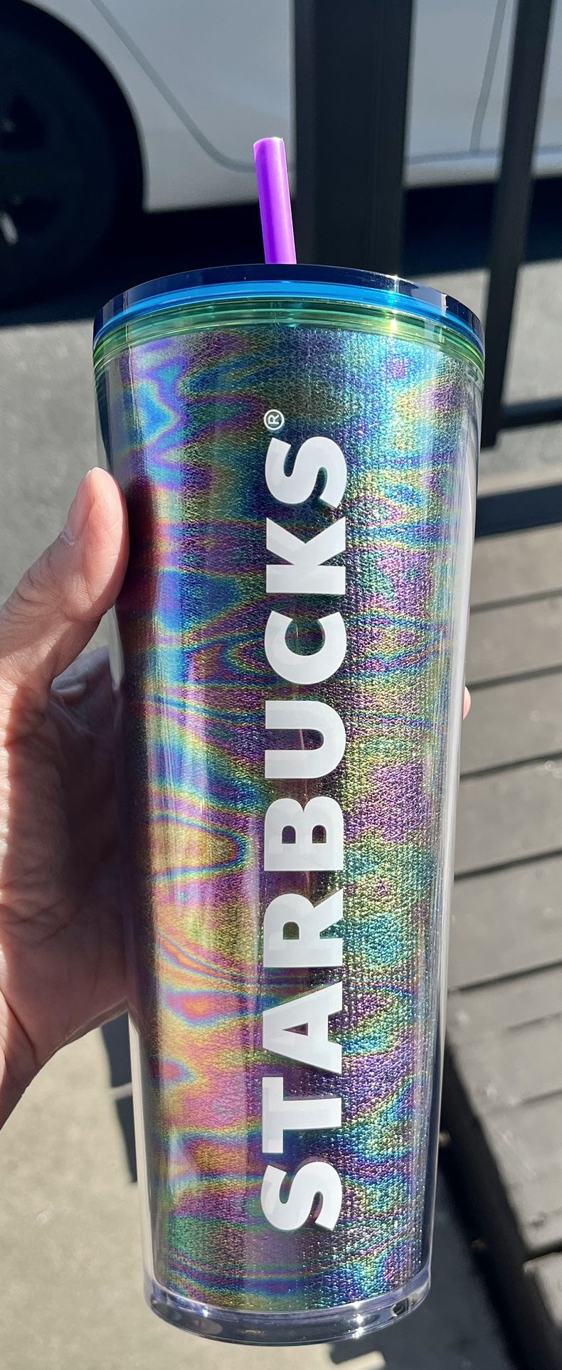 Starbucks Venti Oil Slick Tumbler Bnwt