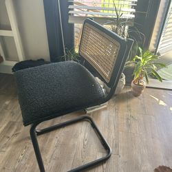 Bar Height Cane Back Chairs Set Of Two 